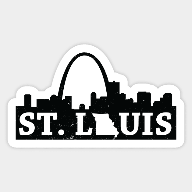 St. Louis Skyline Sticker by LionHeadCreative